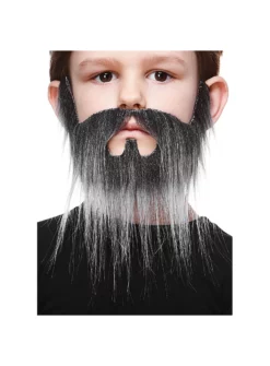 Barbe Complète Effilochée Pour Les Enfants -Halloween Soldes barbe complete effilochee pour les enfants mw 137072 3