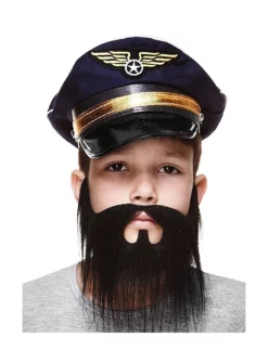 Barbe Complète Effilochée Pour Les Enfants -Halloween Soldes barbe complete effilochee pour les enfants mw 137072 4