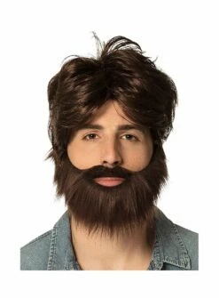 Barbe Et Perruque De Hipster