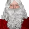 Barbe & Perruque De Père Noël Deluxe -Halloween Soldes barbe perruque de pere noel deluxe mw 136352 1
