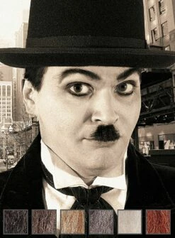 Charlie Moustache Professionnelle En Poils Véritables