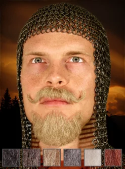Chevalier Composition De Barbe Professionnelle En Poils Véritables