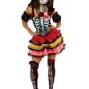 Costume Fleuri Catrina -Halloween Soldes costume fleuri catrina 140287 1