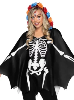 Day Of The Dead Poncho