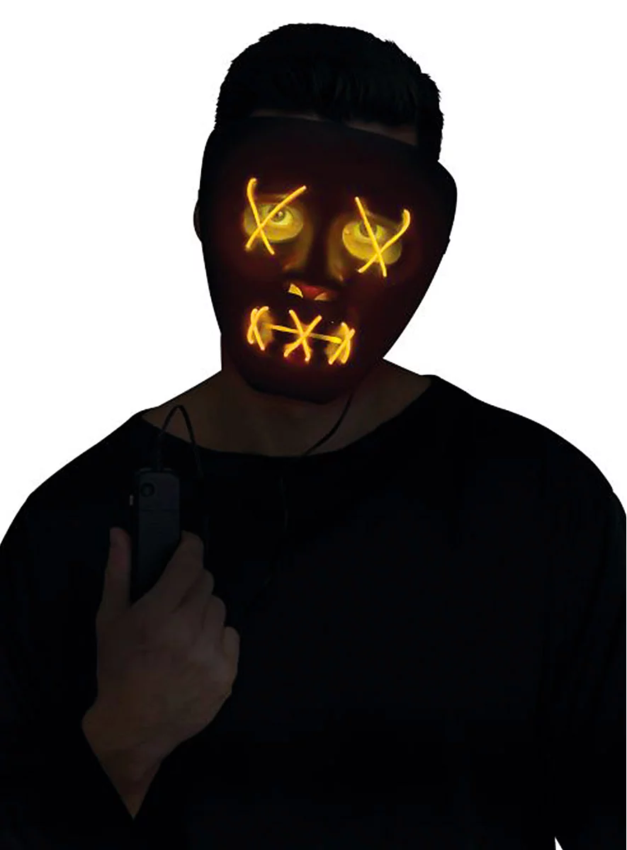 Dead Eyes Masque Lumineux Jaune 3 Dead Eyes Masque Lumineux Jaune