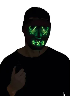 Dead Eyes Masque Lumineux Vert