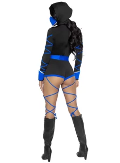 Déguisement De Dragon Ninja Bleu -Halloween Soldes deguisement de dragon ninja bleu 141928 3