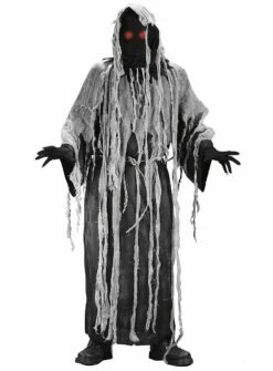 Halloween Soldes 34 Déguisement De Gardien De Tombe Avec Des Yeux Lumineux