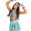 Déguisement De Plage Hawaï Bleu -Halloween Soldes deguisement de plage hawai bleu 300275 1