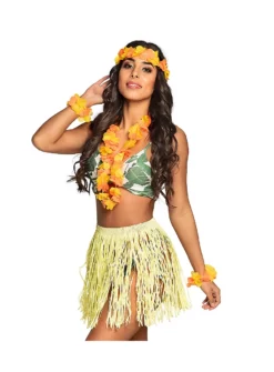 Déguisement De Plage Hawaï Jaune