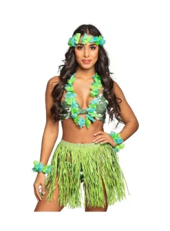 Déguisement De Plage Hawaï Vert