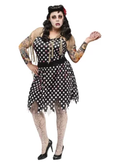 Déguisement De Zombie Rockabilly -Halloween Soldes deguisement de zombie rockabilly mw 108410 3