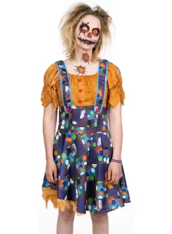 Déguisement D'épouvantail Pour Femme -Halloween Soldes deguisement depouvantail pour femme 142287 3