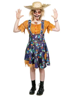 Déguisement D'épouvantail Pour Femme -Halloween Soldes deguisement depouvantail pour femme 142287 6