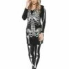 Déguisement Robe à Capuche Squelette -Halloween Soldes deguisement robe a capuche squelette mw 134775 1