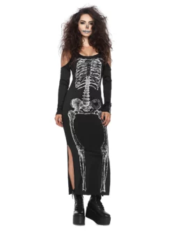 Halloween Soldes 30 Déguisement Robe Squelette