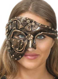 Demi-masque D'humanoïde Steampunk