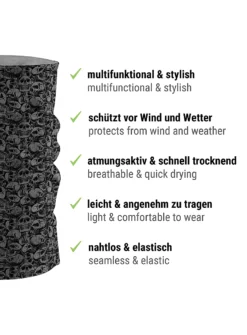 Écharpe Tubulaire Crâne -Halloween Soldes echarpe tubulaire crane 139856 4