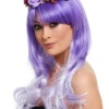 Fée Des Contes De Fées Perruque De Cheveux Artificiels Violet -Halloween Soldes fee des contes de fees perruque de cheveux artificiels violet mw 138030 1
