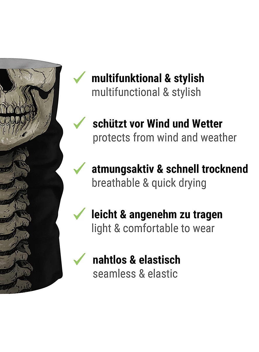 Foulard Tubulaire Squelette 6 Foulard Tubulaire Squelette – Image 4