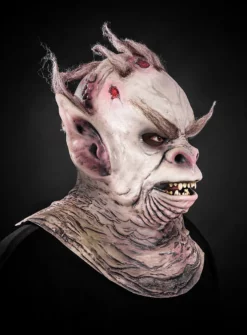 Masque De Démon Chauve-souris En Latex -Halloween Soldes masque de demon chauve souris en latex mw 117606 3