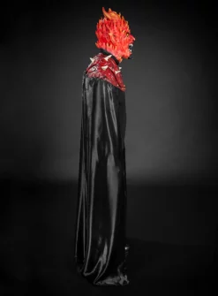 Masque De Démon Enflammé Avec Cape -Halloween Soldes masque de demon enflamme avec cape mw 112802 3
