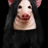 Masque De Porc Saw Pig Deluxe Officiel En Latex