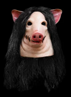 Masque De Porc Saw Pig Deluxe Officiel En Latex