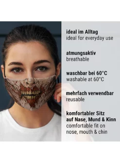 Masque De Tissu Zombie -Halloween Soldes masque de tissu zombie mw 139137 7 usp