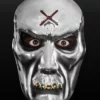 Masque De Zombie Argenté -Halloween Soldes masque de zombie argente mw 113470 1