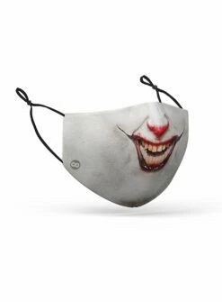 Masque En Tissu Clown De L'horreur -Halloween Soldes masque en tissu clown de lhorreur mw 139620 3 right