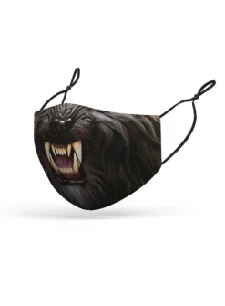 Masque En Tissu Loup-garou -Halloween Soldes masque en tissu loup garou mw 139615 2 left