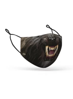 Masque En Tissu Loup-garou -Halloween Soldes masque en tissu loup garou mw 139615 3 right