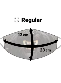 Masque En Tissu Loup-garou -Halloween Soldes masque en tissu loup garou mw 139615 6a regular