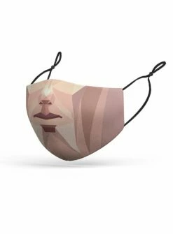 Masque En Tissu Polygon Visage -Halloween Soldes masque en tissu polygon visage mw 139557 2 left