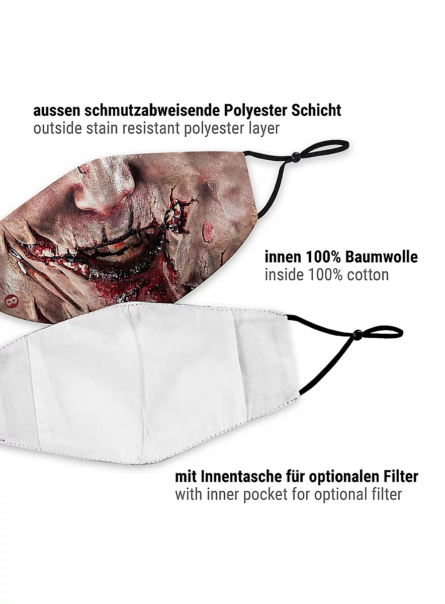 Masque En Tissu Walker Zombie 7 Masque En Tissu Walker Zombie – Image 5