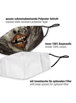 Masque En Tissu Zombie 15 Masque En Tissu Zombie -Halloween Soldes masque en tissu zombie mw 139552 5 material