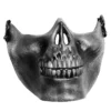 Masque Mâchoire Argenté -Halloween Soldes masque machoire argente mw 134572 1