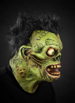 Masque Vert De La Tourbière En Latex -Halloween Soldes masque vert de la tourbiere en latex mw 117623 3