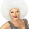 Perruque Afro XXL Blanche -Halloween Soldes perruque afro xxl blanche mw 135225 1