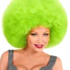 Perruque Afro XXL Verte -Halloween Soldes perruque afro xxl verte mw 134279 1