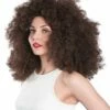 Perruque Big Afro Brune -Halloween Soldes perruque big afro brune 136351 1a