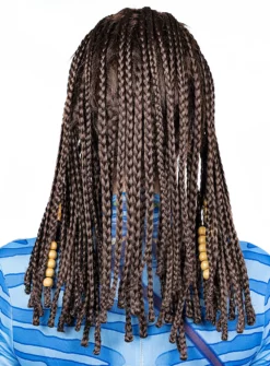 Perruque Bleue De Guerrière Tribale -Halloween Soldes perruque bleue de guerriere tribale 142218 7