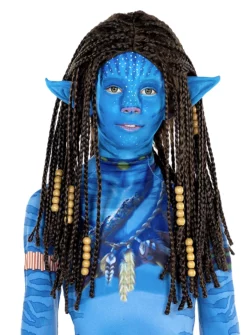 Perruque Bleue De Guerrière Tribale -Halloween Soldes perruque bleue de guerriere tribale 142218 8