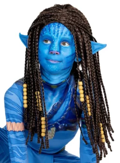 Perruque Bleue De Guerrière Tribale -Halloween Soldes perruque bleue de guerriere tribale 142218 9