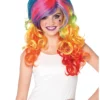 Perruque Bouclée Arc-en-ciel -Halloween Soldes perruque bouclee arc en ciel mw 202995 1