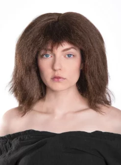 Perruque Brune à Frisottis