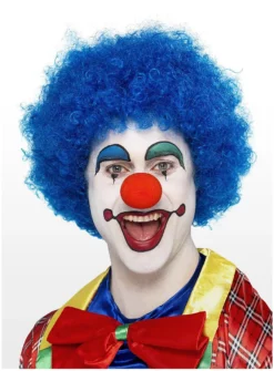 Perruque De Clown Bleue