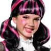 Perruque Draculaura Monster High Pour Enfant -Halloween Soldes perruque draculaura monster high pour enfant mw 117721 1