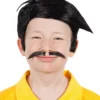 Perruque Et Moustache Les Dalton Pour Enfant -Halloween Soldes perruque et moustache les dalton pour enfant mw 135734 1